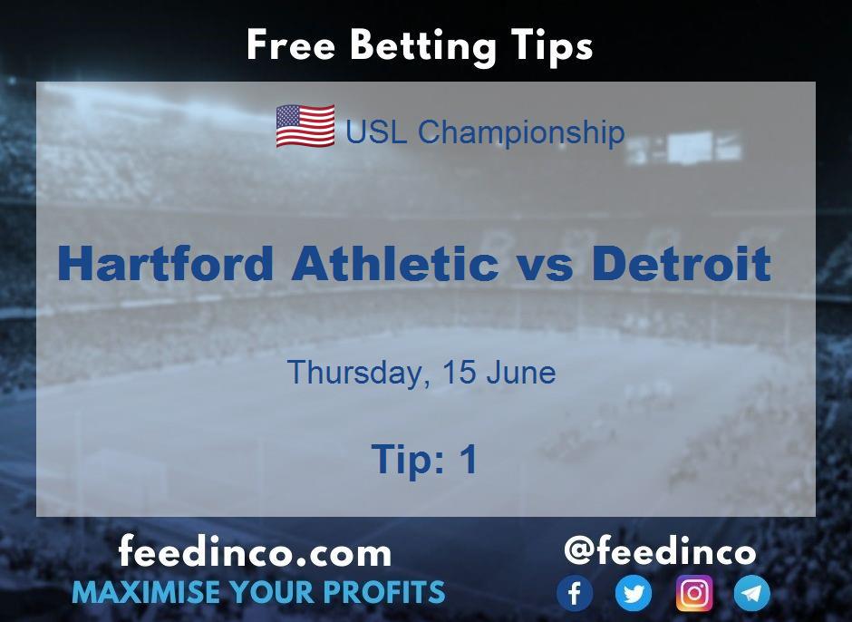 Hartford Athletic vs Detroit Prediction