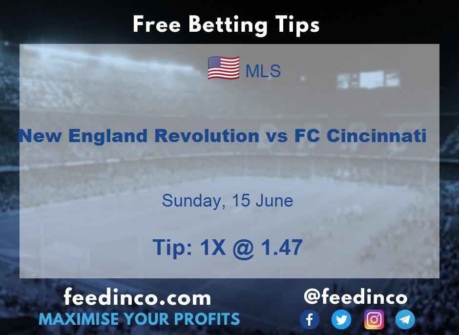 New England Revolution vs FC Cincinnati Prediction New England Revolution vs FC Cincinnati Prediction
