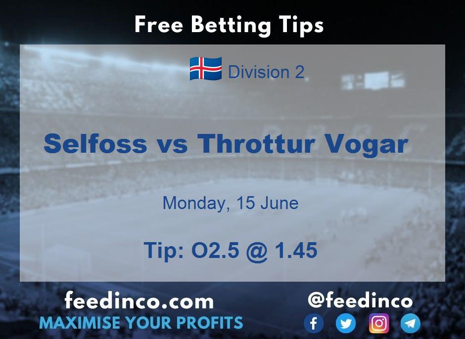 Selfoss vs Throttur Vogar Prediction Selfoss vs Throttur Vogar Prediction