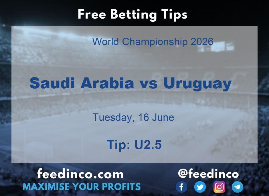 Saudi Arabia vs Uruguay Prediction Saudi Arabia vs Uruguay Prediction