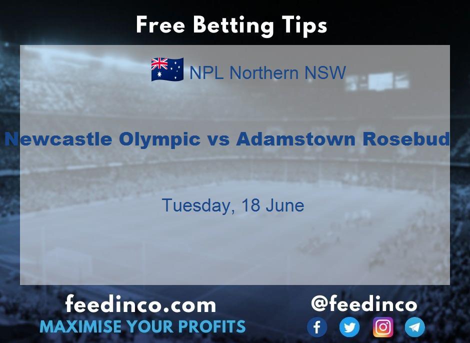 Newcastle Olympic vs Adamstown Rosebud Prediction