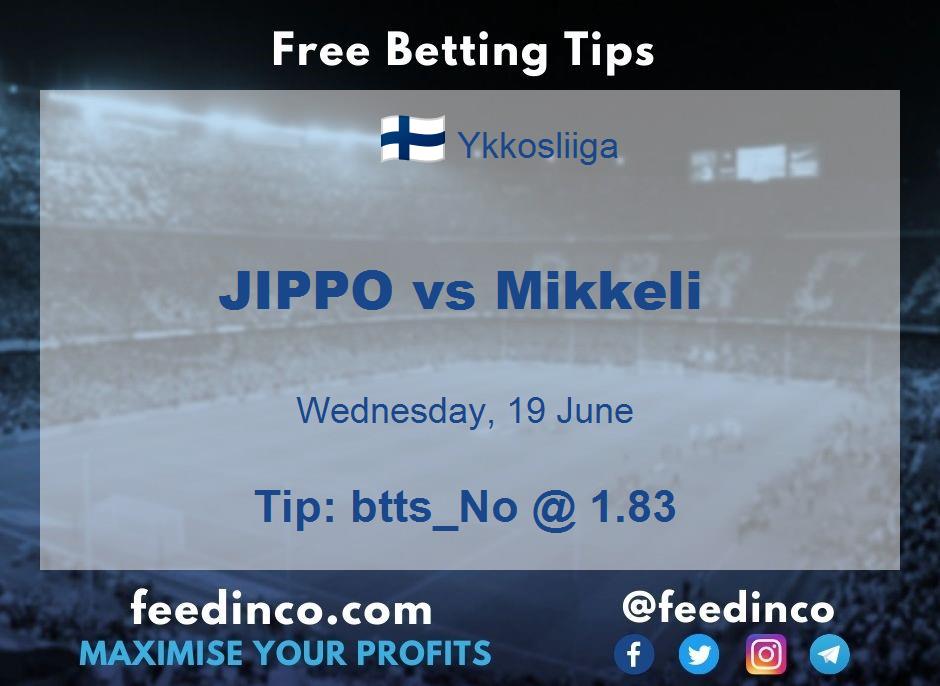 JIPPO vs Mikkeli Prediction