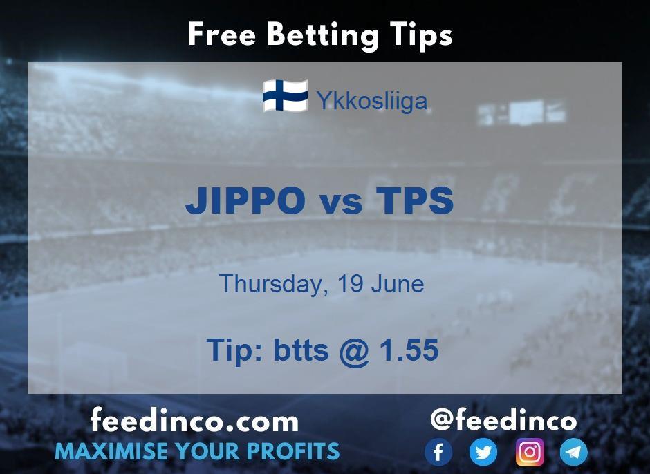 JIPPO vs TPS Prediction JIPPO vs TPS Prediction