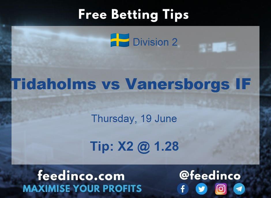 Tidaholms vs Vanersborgs IF Prediction Tidaholms vs Vanersborgs IF Prediction