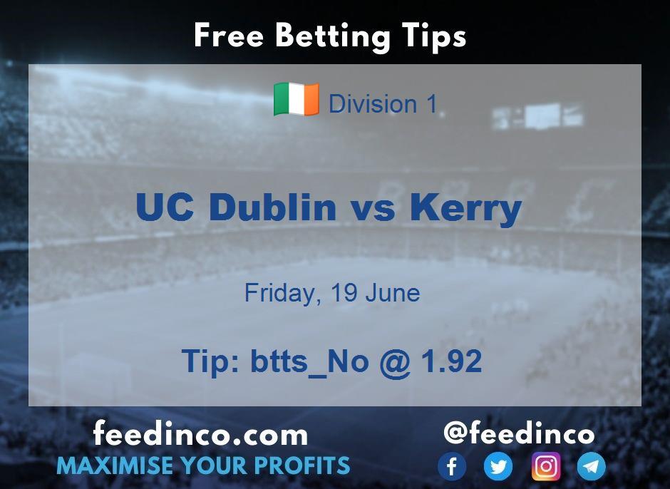UC Dublin vs Kerry Prediction UC Dublin vs Kerry Prediction