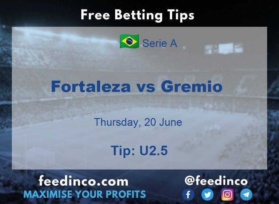 Fortaleza vs Gremio Prediction