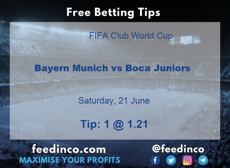 Bayern Munich vs Boca Juniors Prediction Bayern Munich vs Boca Juniors Prediction