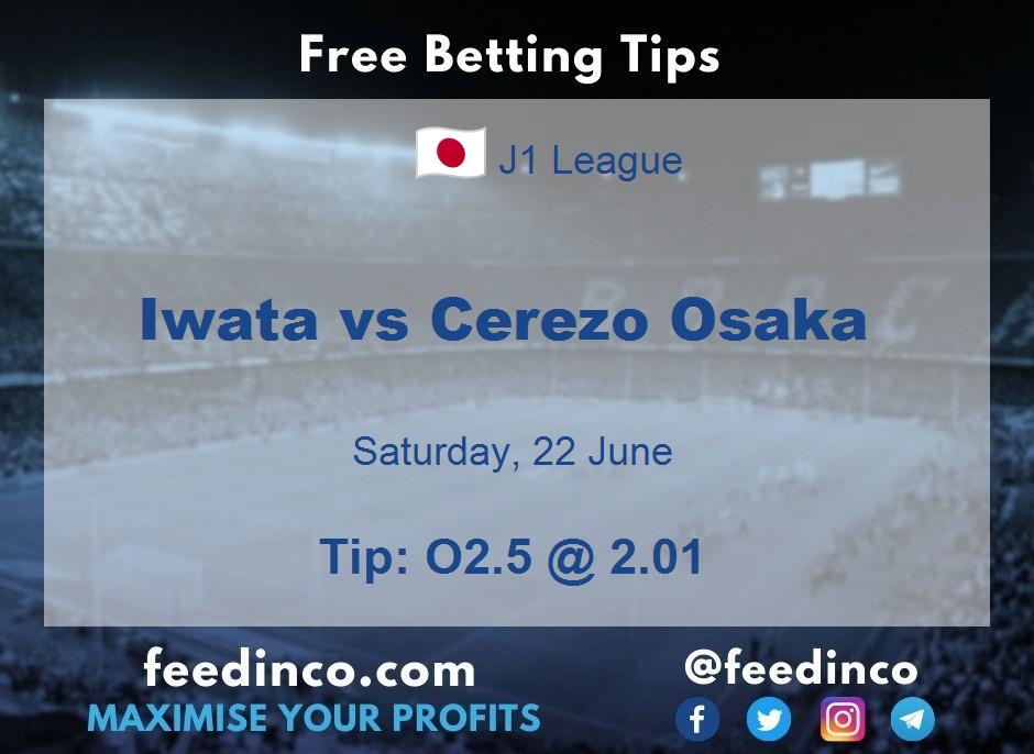 Iwata vs Cerezo Osaka Prediction