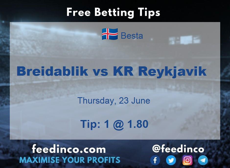 Breidablik vs KR Reykjavik Prediction Breidablik vs KR Reykjavik Prediction