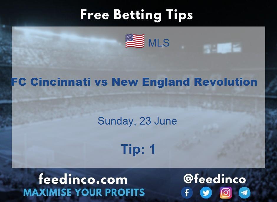 FC Cincinnati vs New England Revolution Prediction