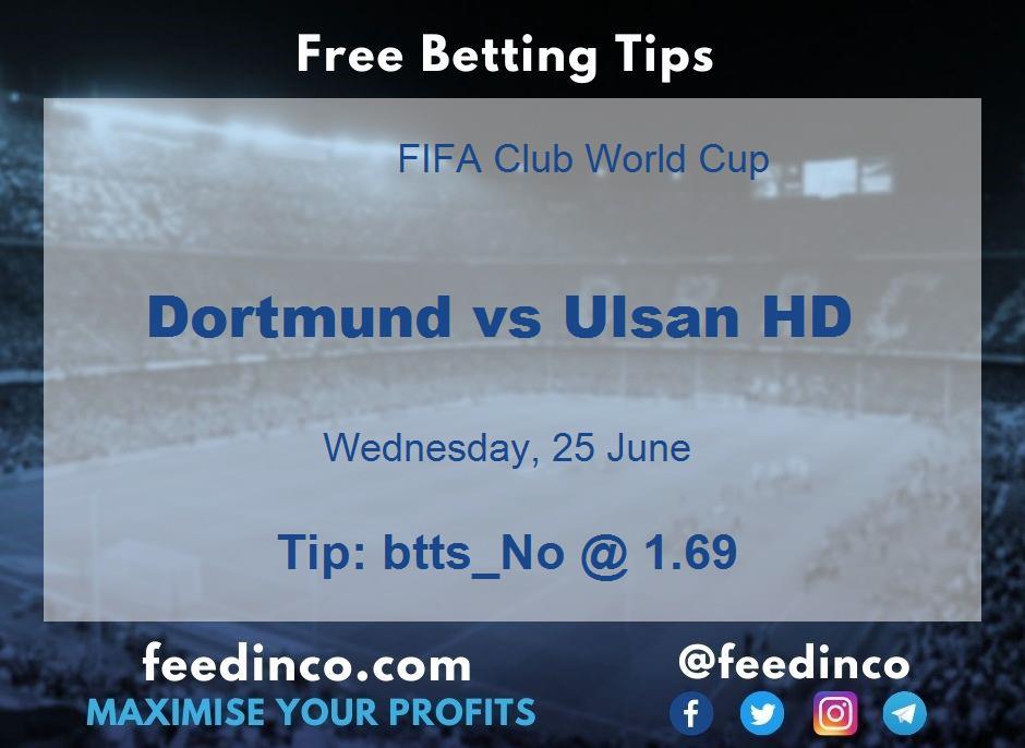 Dortmund vs Ulsan HD Prediction Dortmund vs Ulsan HD Prediction
