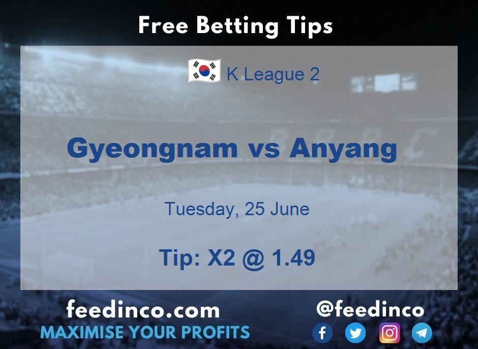 Gyeongnam vs Anyang Prediction