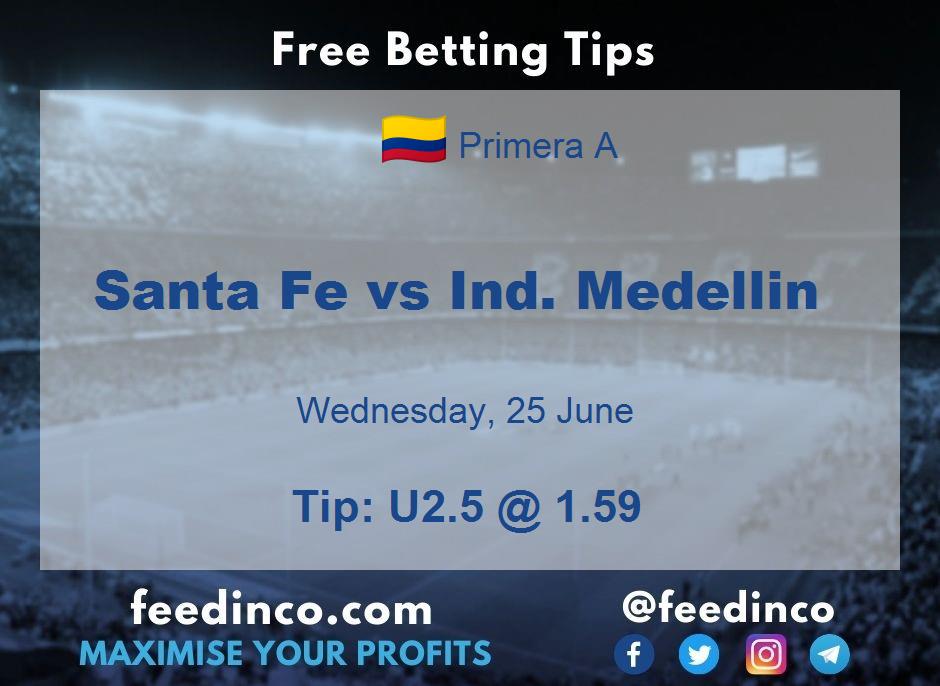 Santa Fe vs Ind. Medellin Prediction Santa Fe vs Ind. Medellin Prediction