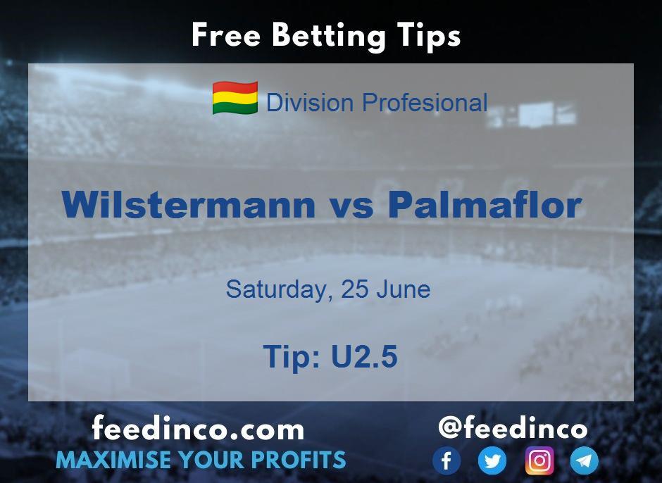 Wilstermann vs Palmaflor Prediction Wilstermann vs Palmaflor Prediction