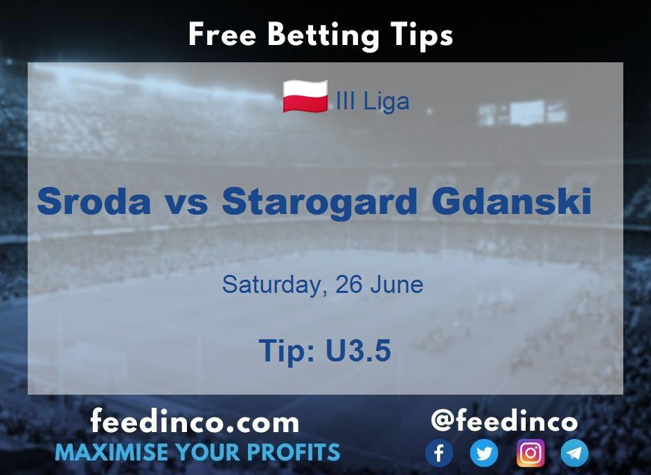 Sroda vs Starogard Gdanski Prediction Sroda vs Starogard Gdanski Prediction
