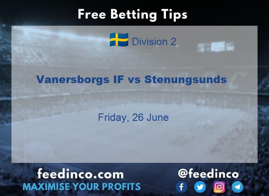Vanersborgs IF vs Stenungsunds Prediction