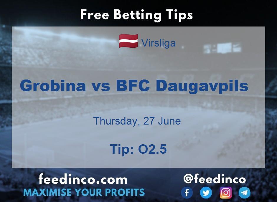 Grobina vs BFC Daugavpils Prediction