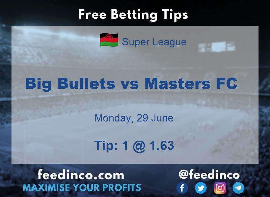 Big Bullets vs Masters FC Prediction
