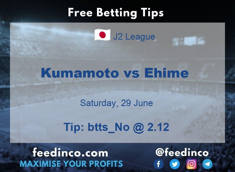 Kumamoto vs Ehime Prediction