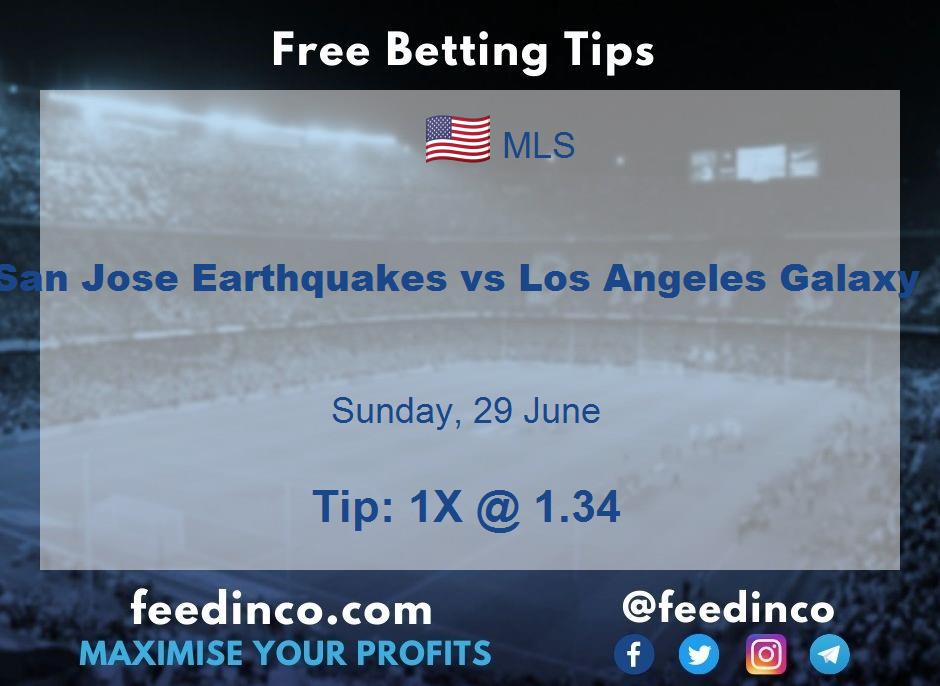 San Jose Earthquakes vs Los Angeles Galaxy Prediction San Jose Earthquakes vs Los Angeles Galaxy Prediction