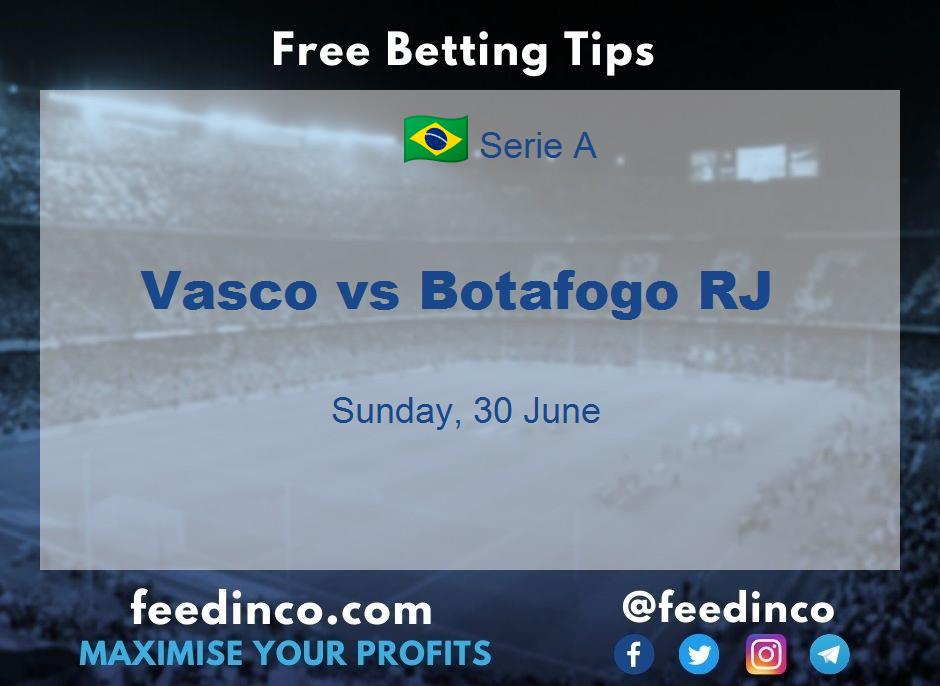 Vasco vs Botafogo RJ Prediction