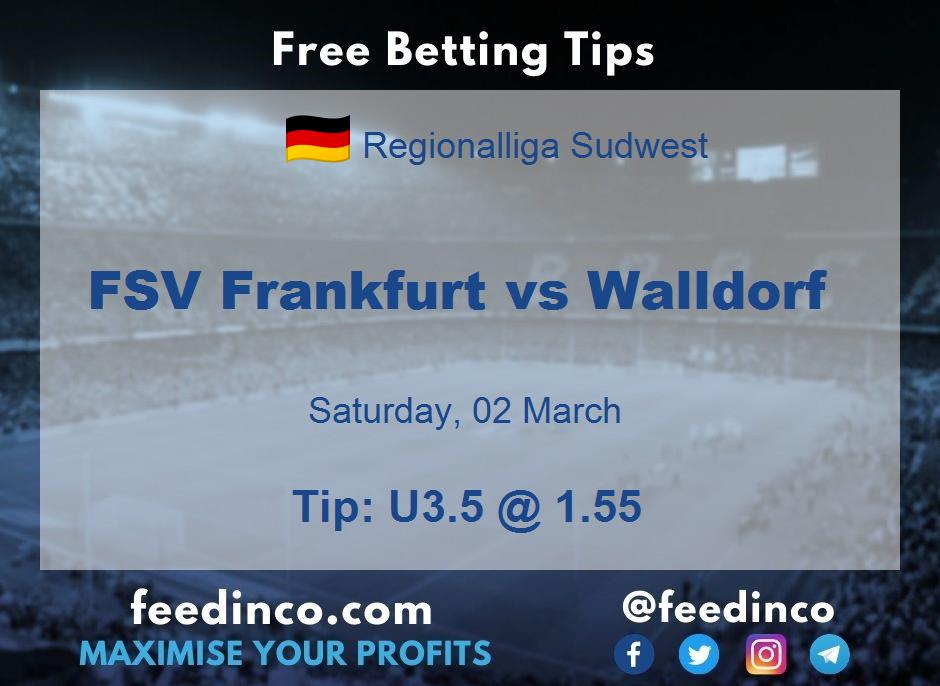FSV Frankfurt vs Walldorf Prediction