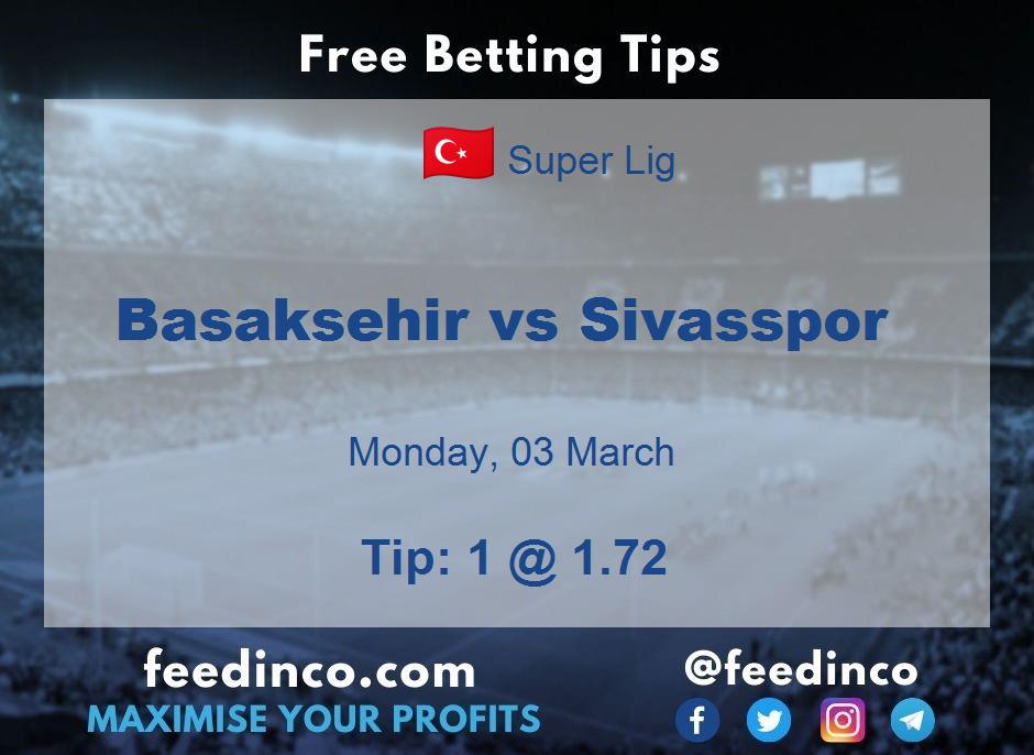 Basaksehir vs Sivasspor Prediction