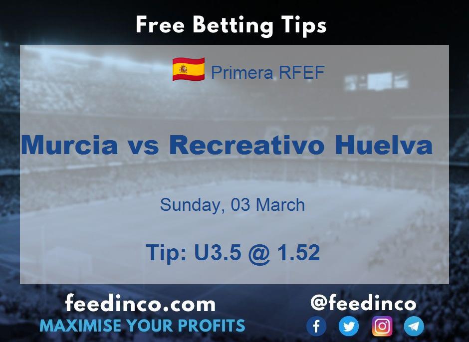 Murcia vs Recreativo Huelva Prediction