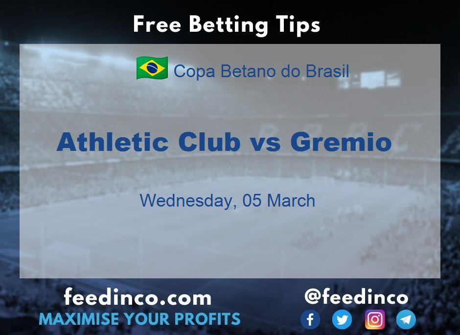 Athletic Club vs Gremio Prediction