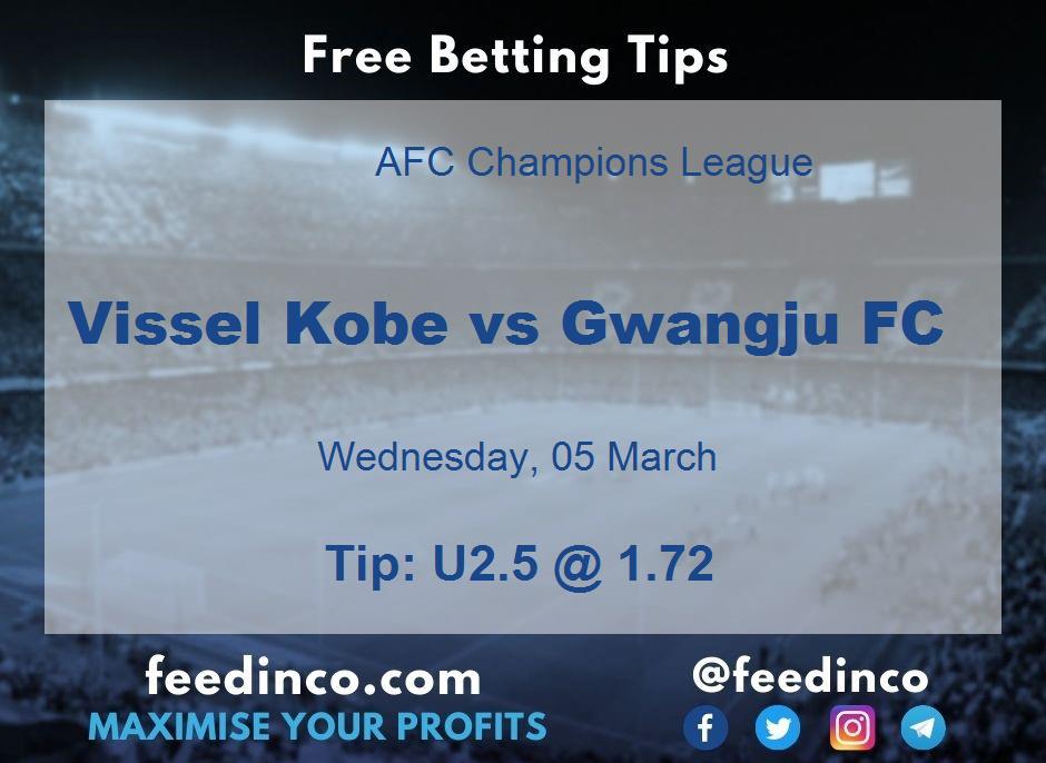 Vissel Kobe vs Gwangju FC Prediction