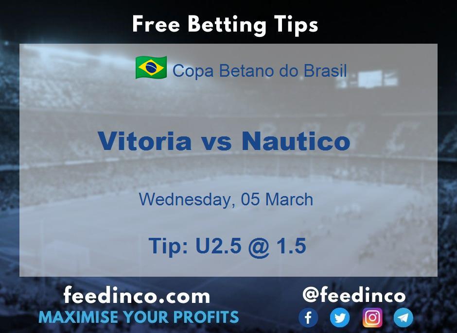 Vitoria vs Nautico Prediction