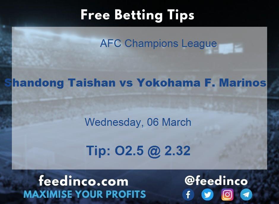 Shandong Taishan vs Yokohama F. Marinos Prediction