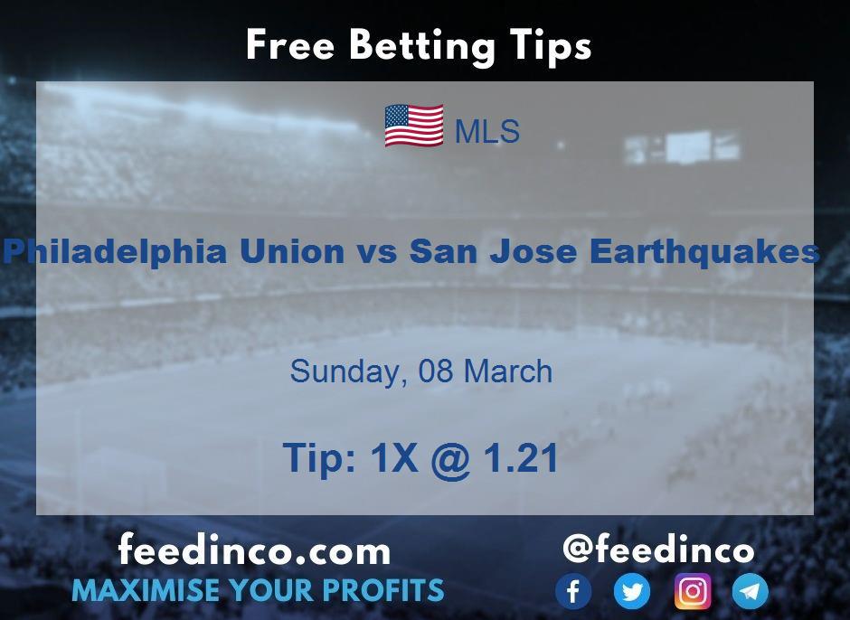 Philadelphia Union vs San Jose Earthquakes Prediction Philadelphia Union vs San Jose Earthquakes Prediction