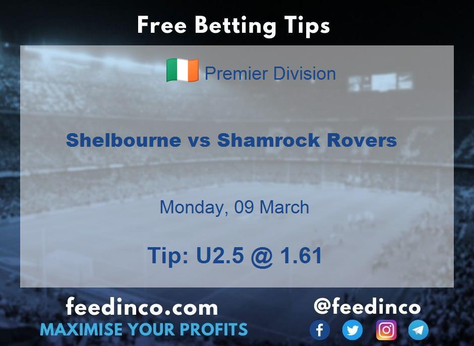 Shelbourne vs Shamrock Rovers Prediction