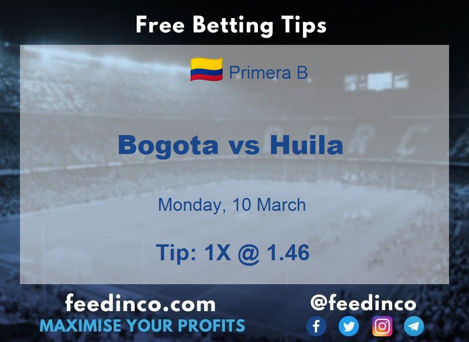 Bogota vs Huila Prediction