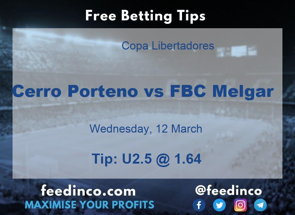 Cerro Porteno vs FBC Melgar Prediction