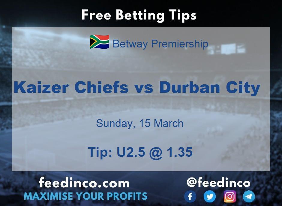 Kaizer Chiefs vs Durban City Prediction