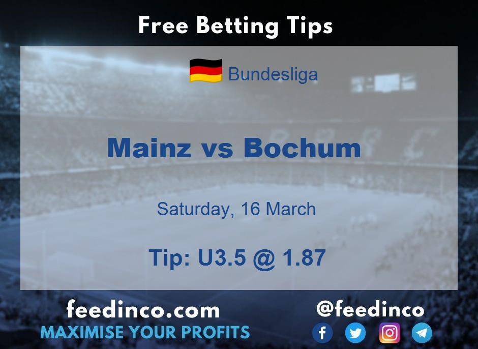 Mainz vs Bochum Prediction
