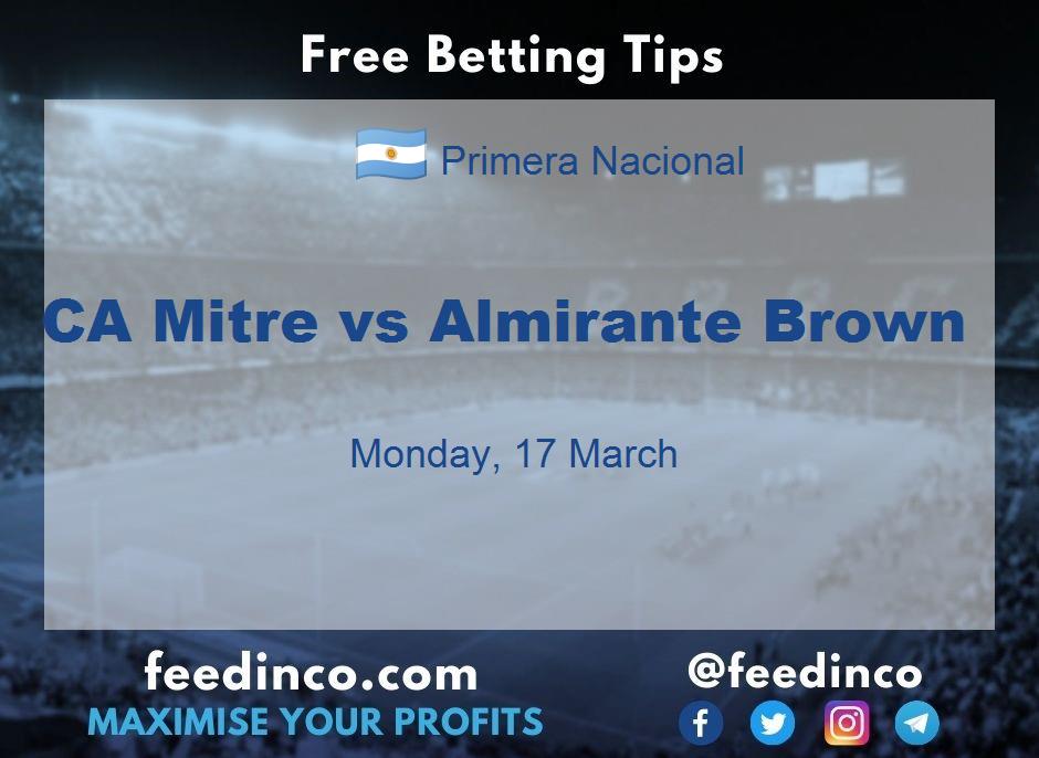 CA Mitre vs Almirante Brown Prediction