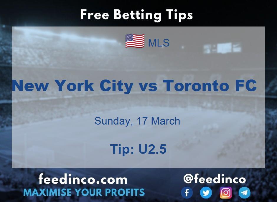 New York City vs Toronto FC Prediction