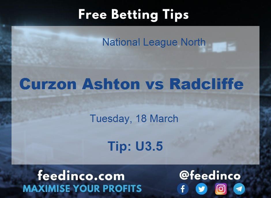 Curzon Ashton vs Radcliffe Prediction