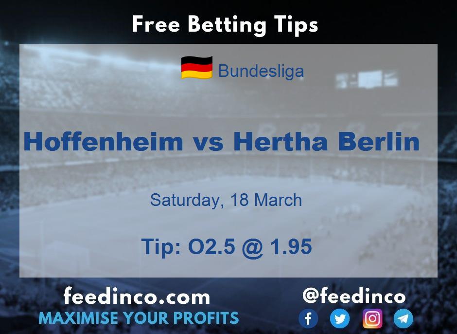 Hoffenheim vs Hertha Berlin Prediction