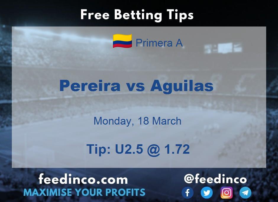 Pereira vs Aguilas Prediction