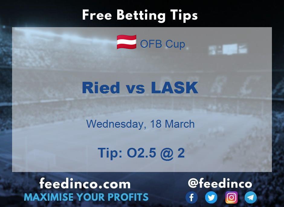 Ried vs LASK Prediction
