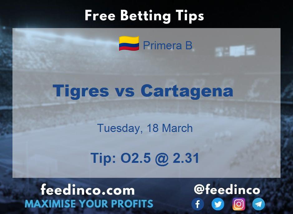 Tigres vs Cartagena Prediction