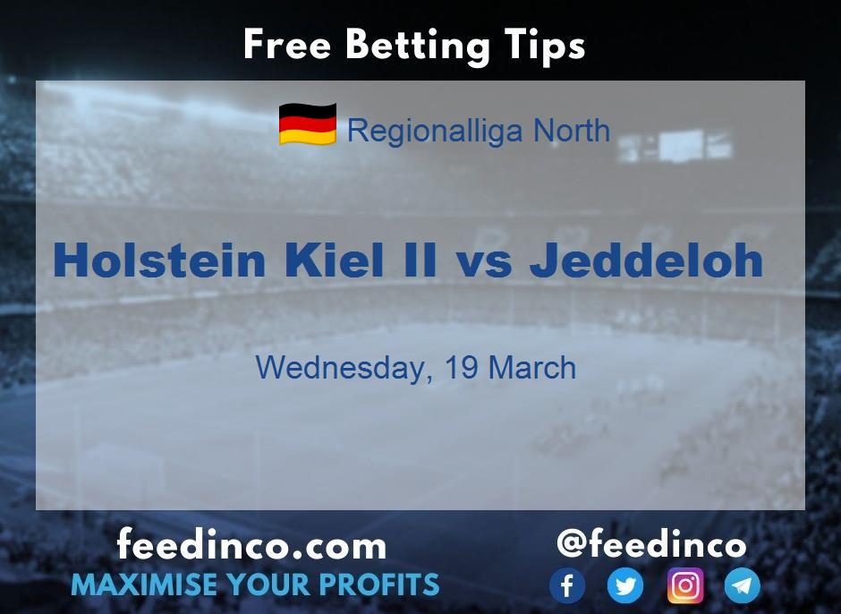 Holstein Kiel II vs Jeddeloh Prediction