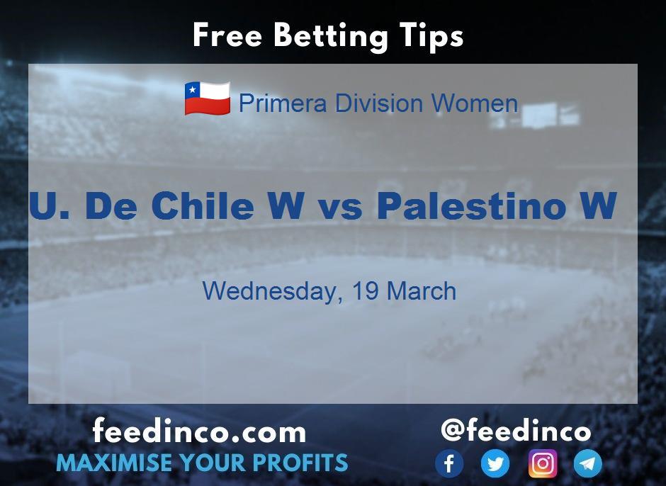 U. De Chile W vs Palestino W Prediction