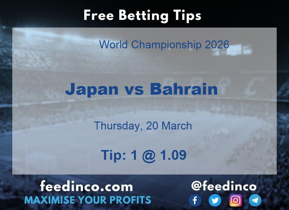 Japan vs Bahrain Prediction