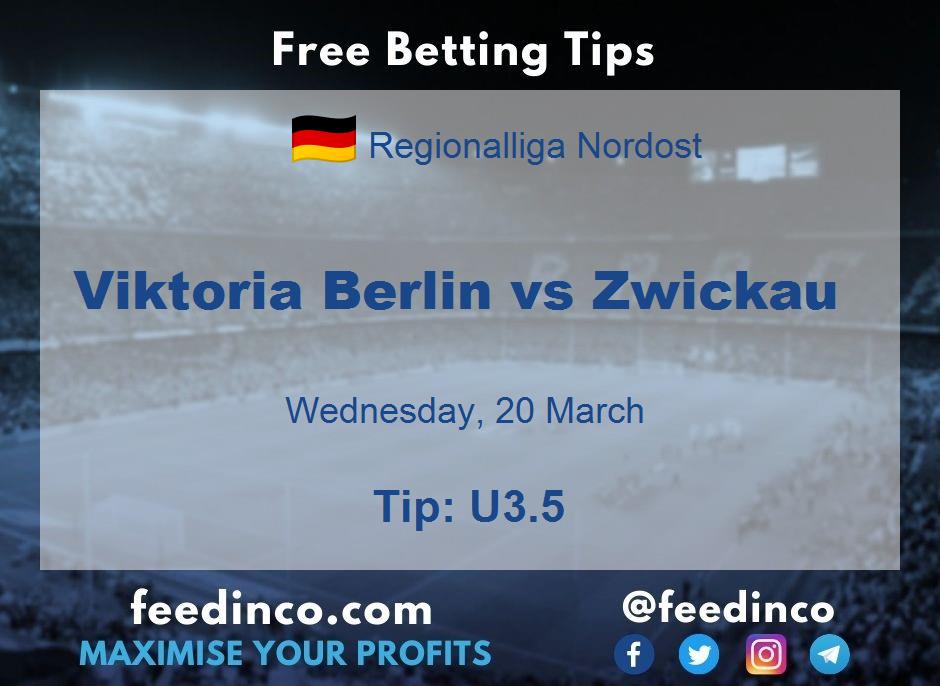 Viktoria Berlin vs Zwickau Prediction