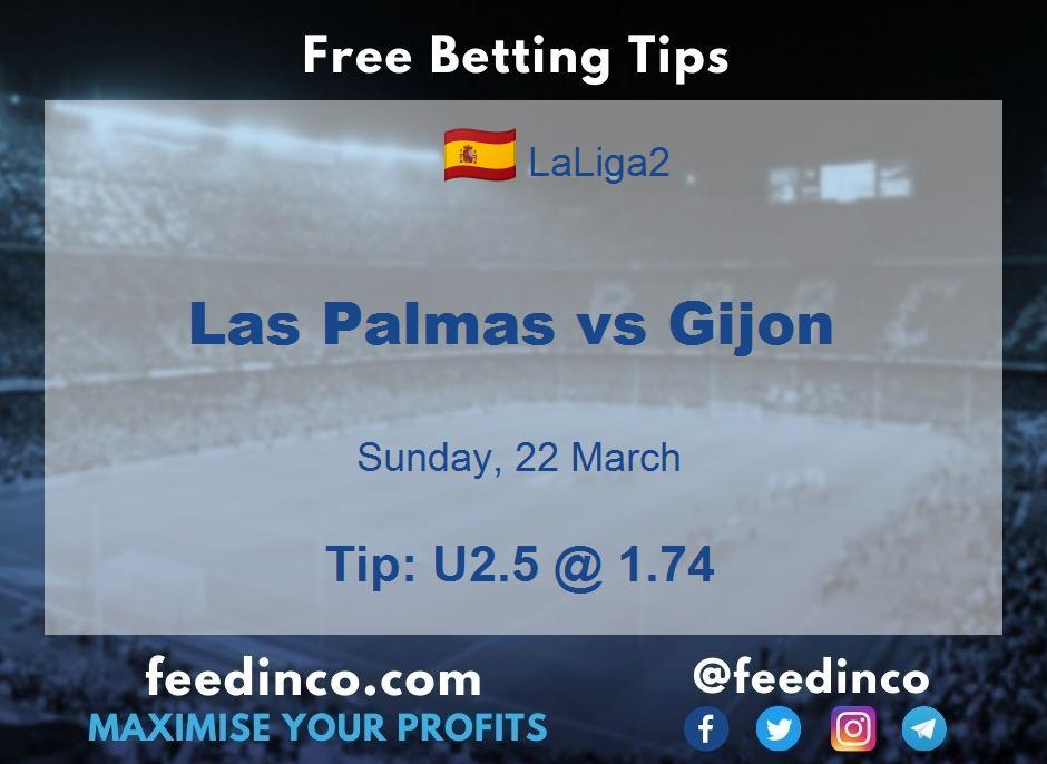 Las Palmas vs Gijon Prediction